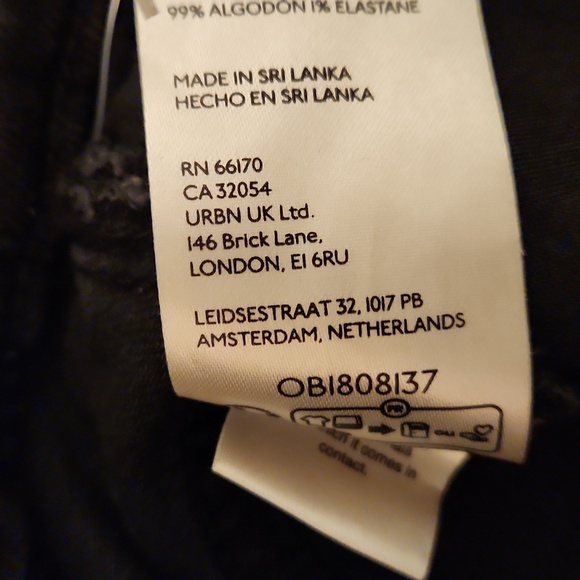 ❤️ ANTHROPOLOGIE PILCRO WIDE LEG JEANS SPORT CUFF JEANS, WASHES BLACK, 2 (26) - Picture 11 of 14